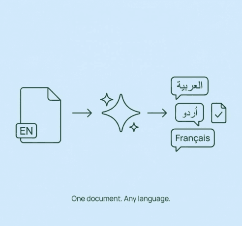 Multilingual client guidance use case