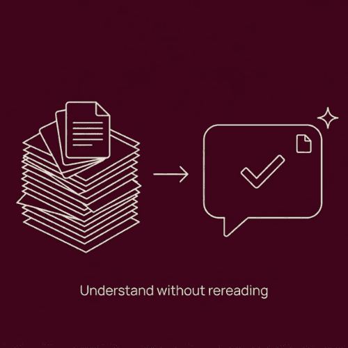 Personal documents and plain-language answers use case